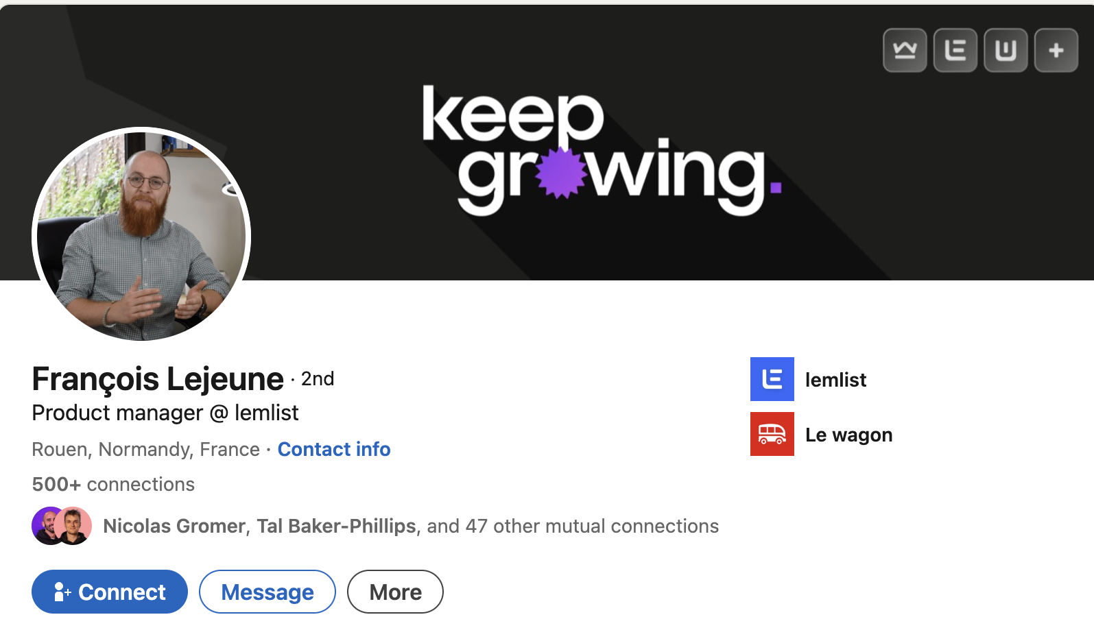 how to send a connect message on linkedin