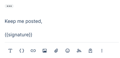 Keep me posted