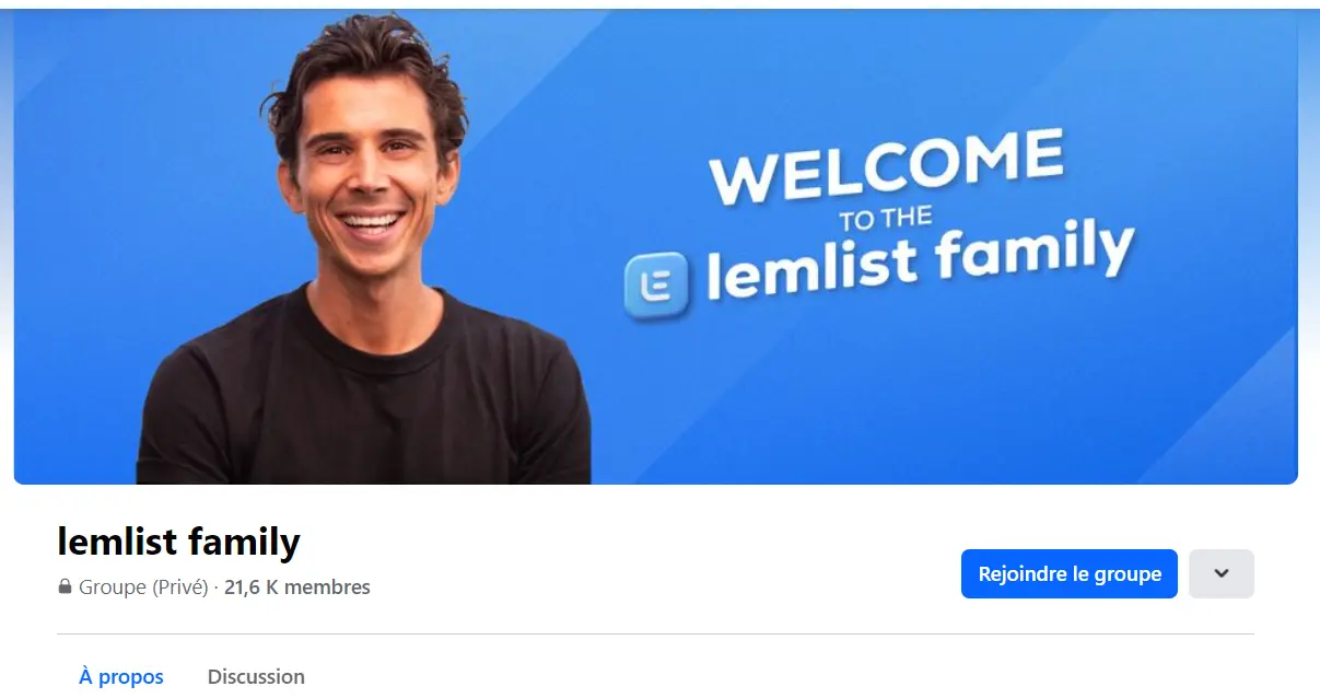lemlist family groupe facebook